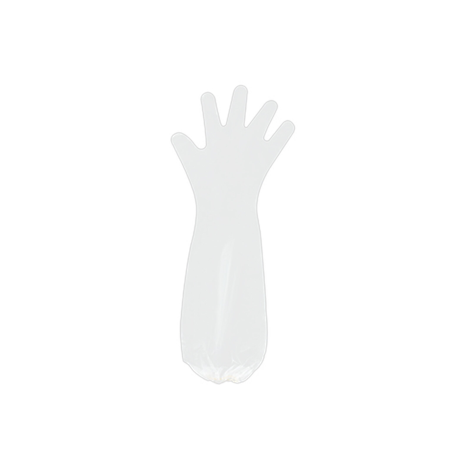 pollen 10/50Pcs Dishwashing Gloves Waterproof Thickened Oilproof Long Sleeve Elbow Disposable TPE Housekeeping Gloves for Daily Use 10/50Pcs Useful Dishwashing